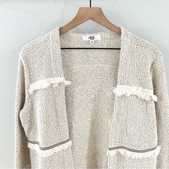 Jack By BB Dakota Almost Famous Jacket Cream Size Medium - Picture 4 of 7